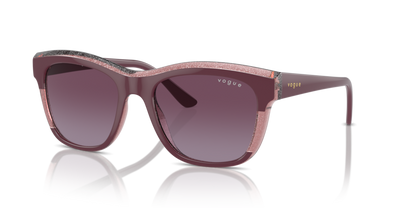 Purple/Transparent Purple Glitter - 0VO5557S 8056262012888