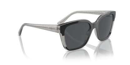 Black/Transparent Grey Glitter - 0VO5558S 8056262012147