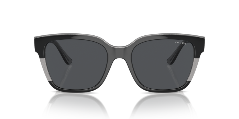 Black/Transparent Grey Glitter - 0VO5558S 8056262012147