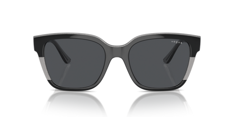 Black/Transparent Grey Glitter - 0VO5558S 8056262012147