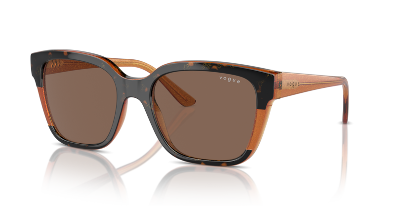 Havana/Transparent Brown Glitter - 0VO5558S 8056262012154