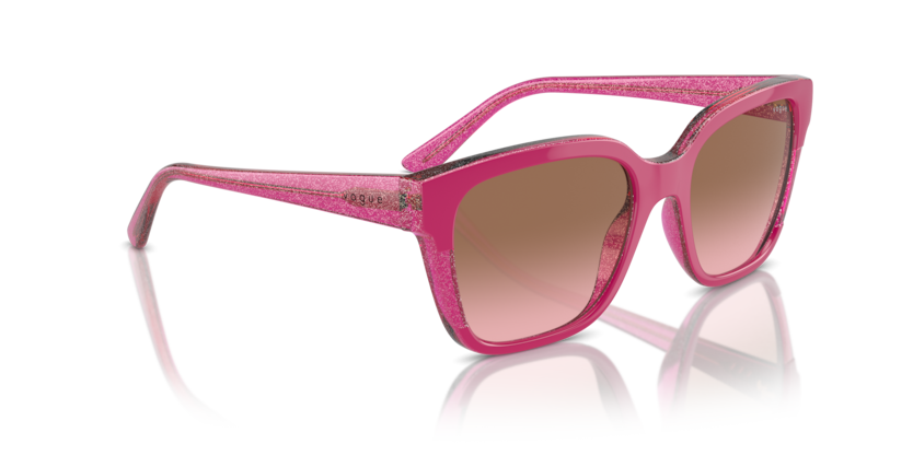 Cherry/Transparent Fuchsia Glitter - 0VO5558S 8056262012161