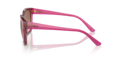 Cherry/Transparent Fuchsia Glitter - 0VO5558S 8056262012161