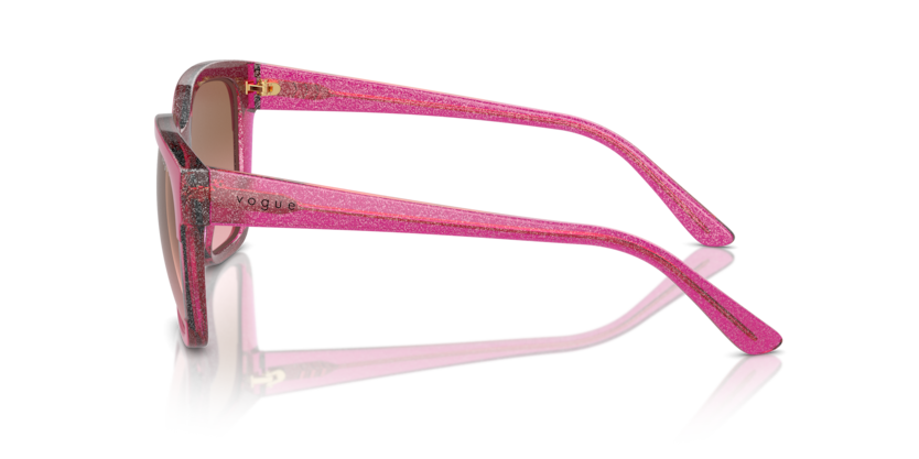 Cherry/Transparent Fuchsia Glitter - 0VO5558S 8056262012161