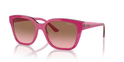 Cherry/Transparent Fuchsia Glitter - 0VO5558S 8056262012161