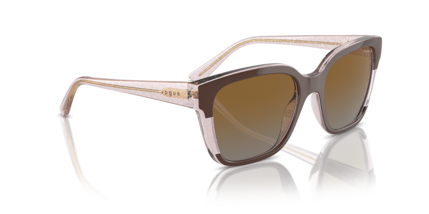 Brown/Transparent Rose Glitter - 0VO5558S 8056262012178