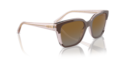 Brown/Transparent Rose Glitter - 0VO5558S 8056262012178