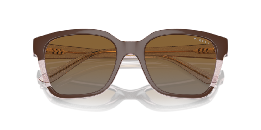 Brown/Transparent Rose Glitter - 0VO5558S 8056262012178