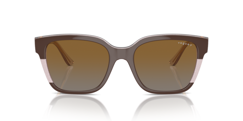 Brown/Transparent Rose Glitter - 0VO5558S 8056262012178