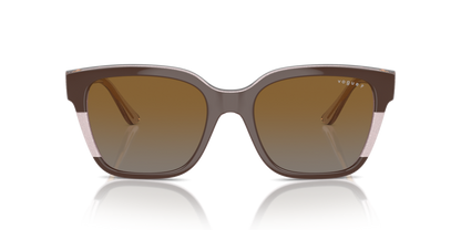 Brown/Transparent Rose Glitter - 0VO5558S 8056262012178