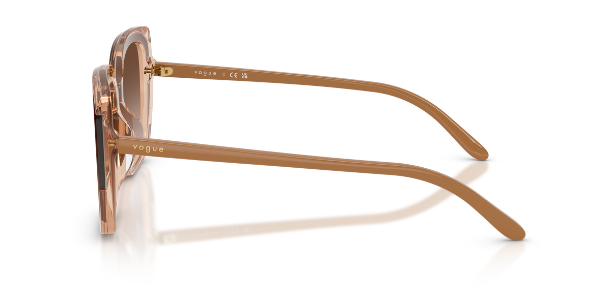 0VO5684SD Transparent Light Brown side view image 2 barcode 8056262521793