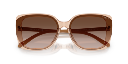 0VO5684SD Transparent Light Brown close front view image 6 barcode 8056262521793