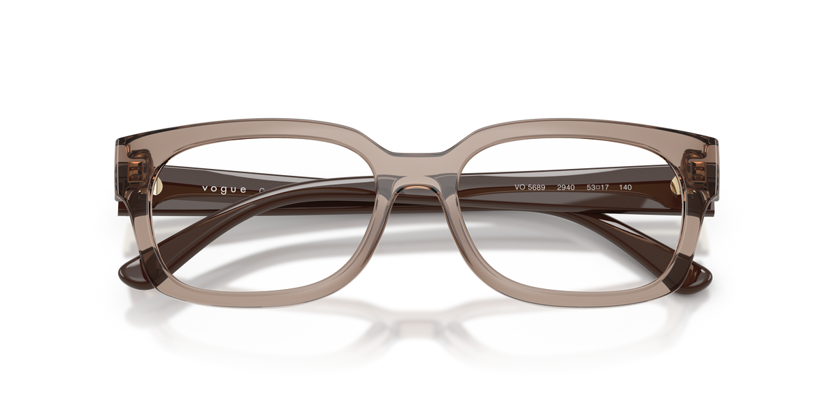 0VO5689 Transparent Brown close front view image 6 barcode 8056262727584