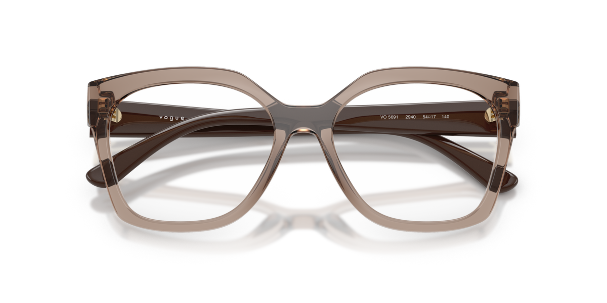 0VO5691 Transparent Brown close front view image 6 barcode 8056262727331