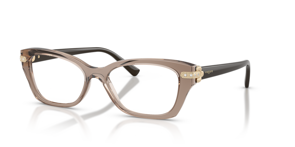 0VO5704B Transparent Brown three quarter view image 1 barcode 8056262728093