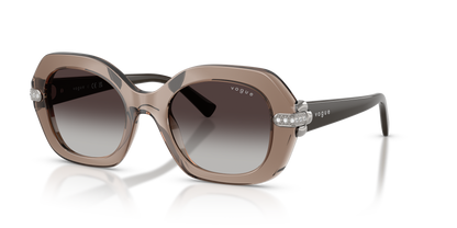 0VO5706SB Transparent Brown three quarter view image 1 barcode 8056262727881