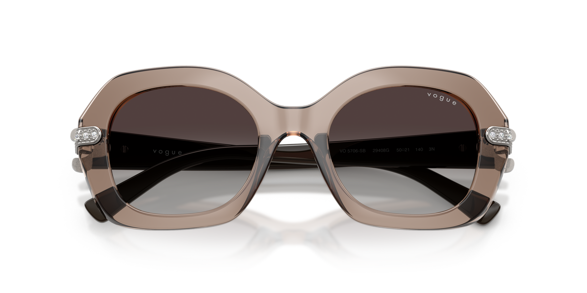 0VO5706SB Transparent Brown close front view image 6 barcode 8056262727881