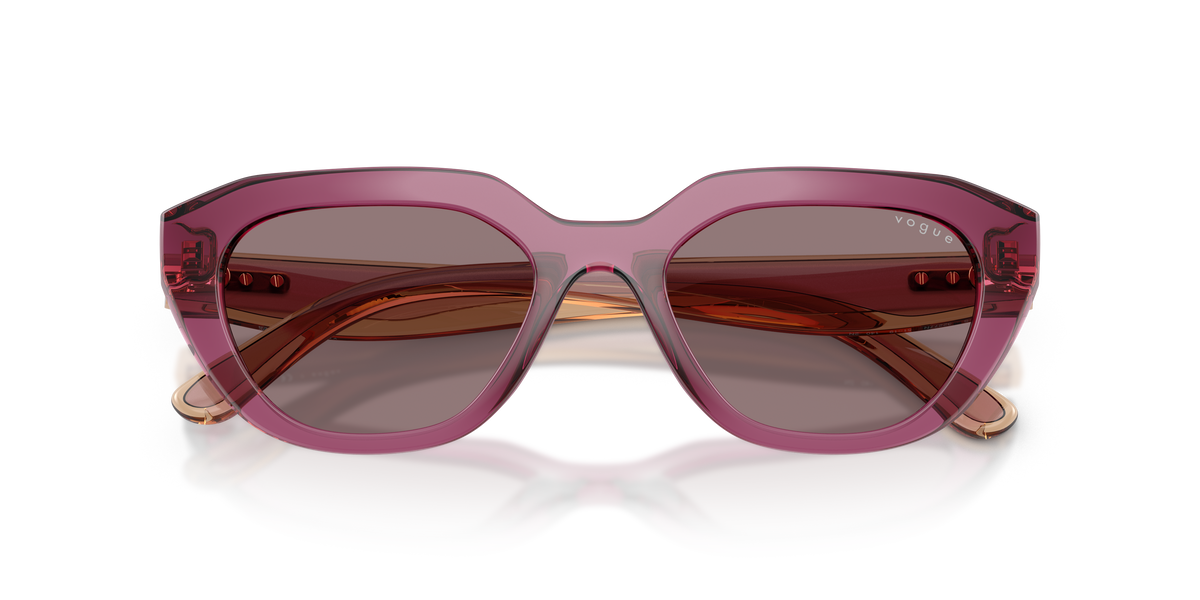 0VO5711S Transparent Purple close front view image 6 barcode 8056262812143