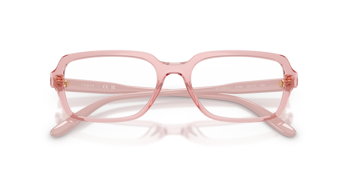0VO5724U Transparent Pink close front view image 6 barcode 8056262866832