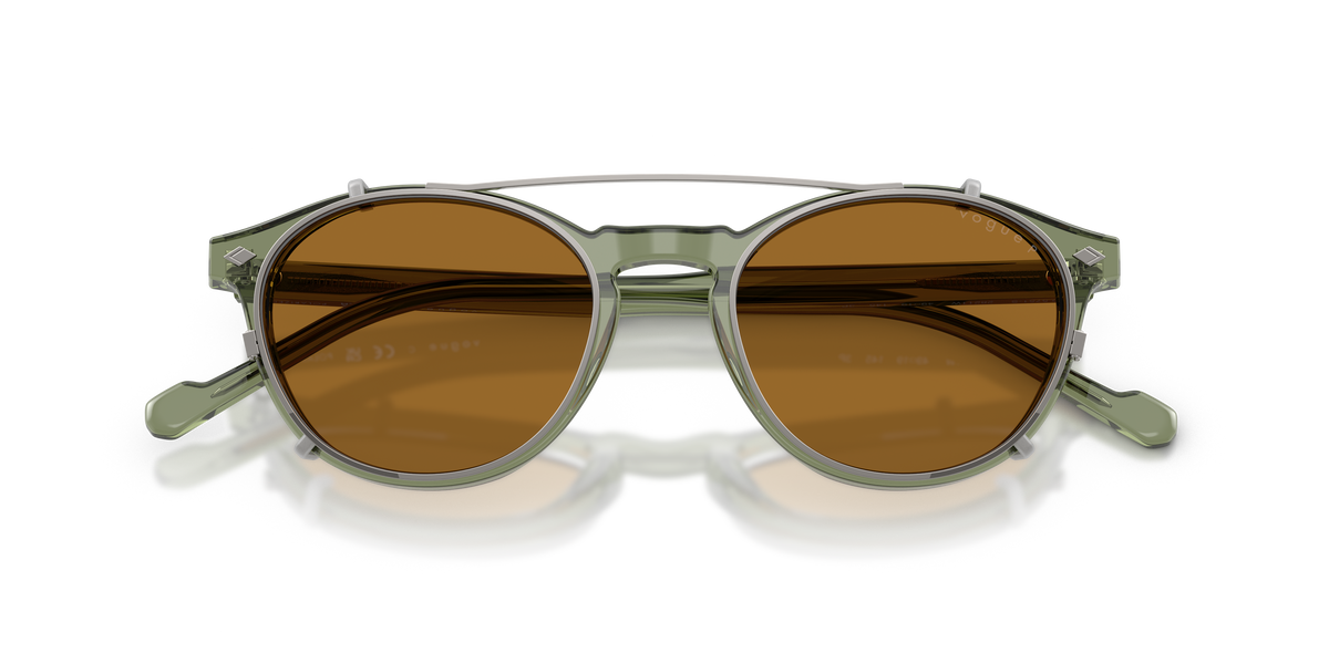 0VO5751S Transparent Green close front view image 7 barcode 8056262935590