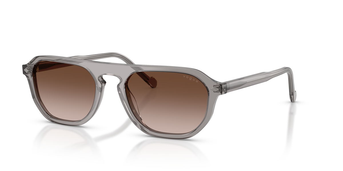0VO5752S Transparent Grey three quarter view image 1 barcode 8056262925614