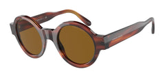 0AR 903M - Giorgio Armani - (Striped Havana) Brown - 47 - 23 - 145 MM - Ardor Eyewear 8056597642644