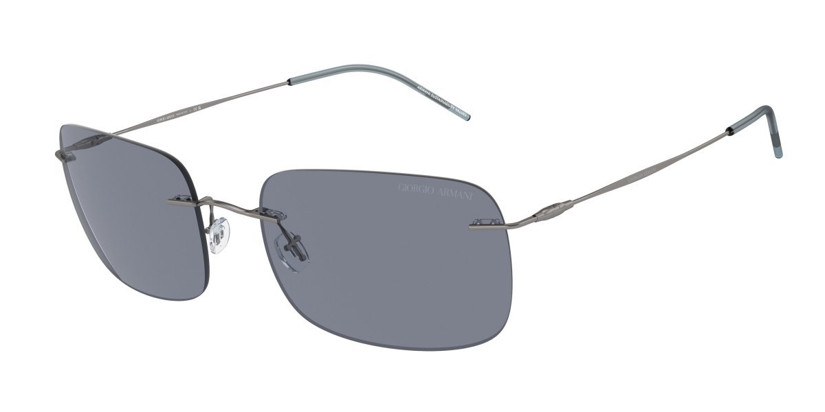 0AR1512M - Giorgio Armani - (Matte Gunmetal) Blue - 58 - 19 - 145 MM - Ardor Eyewear 8056262031186