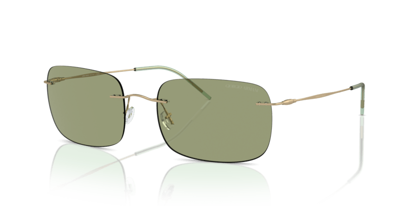 0AR1512M - Giorgio Armani - (Matte Pale Gold) Green - 58 - 19 - 145 MM - Ardor Eyewear 8056262031193