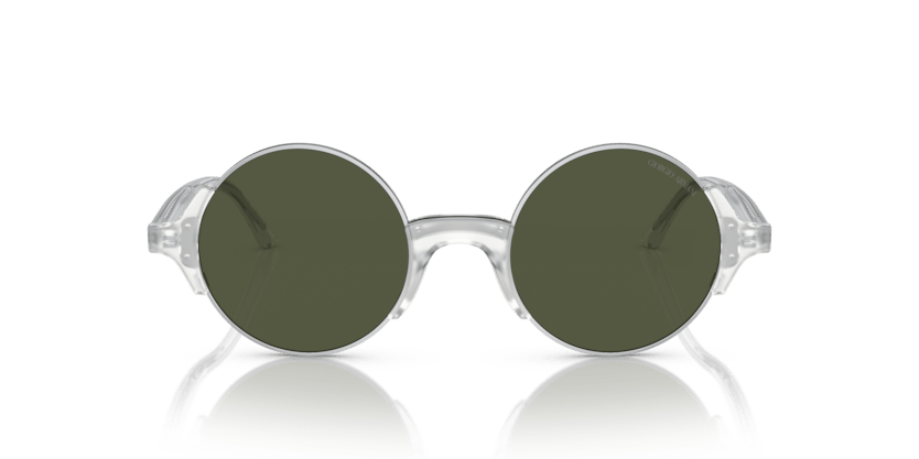 0AR326SM - Giorgio Armani - (Silver) Green - 48 - 21 - 140 MM - Ardor Eyewear 8056597851978