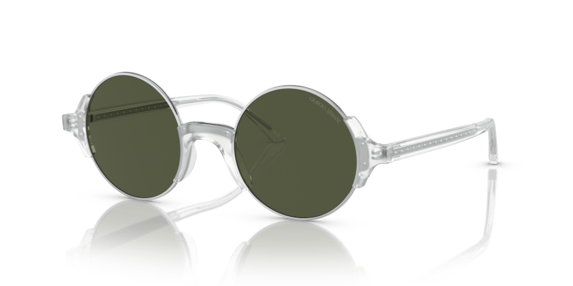 0AR326SM - Giorgio Armani - (Silver) Green - 48 - 21 - 140 MM - Ardor Eyewear 8056597851978