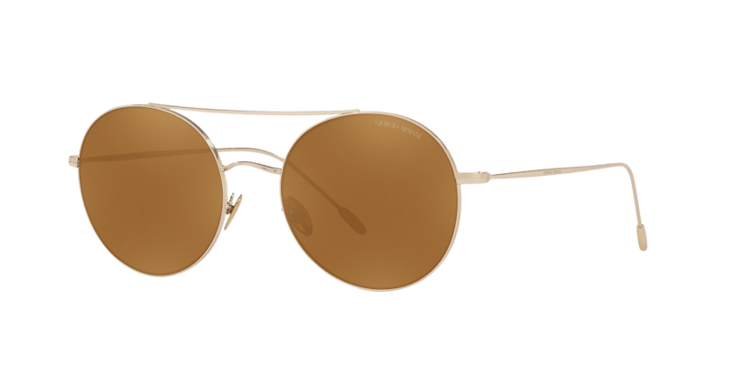 0AR6050 - Giorgio Armani - (Pale Gold) Brown Mirror Gold - 54 - 19 - 150 MM - Ardor Eyewear 8056597014052