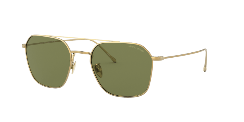 0AR6095T - Giorgio Armani - (Brushed Soft Gold) Green - 54 - 20 - 145 MM - Ardor Eyewear 8056597101509