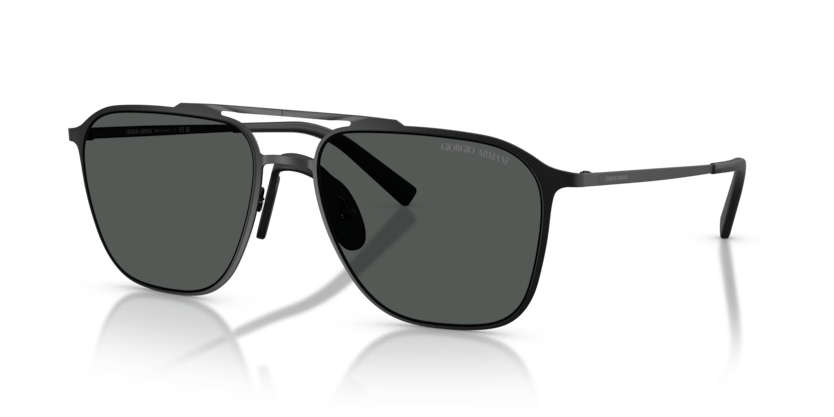 0AR6110 - Giorgio Armani - (Matte Black) Grey - 58 - 18 - 145 MM - Ardor Eyewear 8056597204477