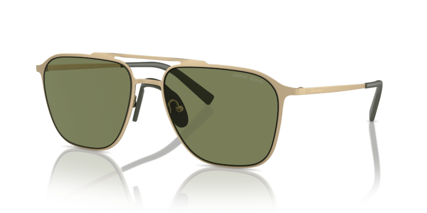 0AR6110 - Giorgio Armani - (Matte Pale Gold) Green - 58 - 18 - 145 MM - Ardor Eyewear 8056262047347