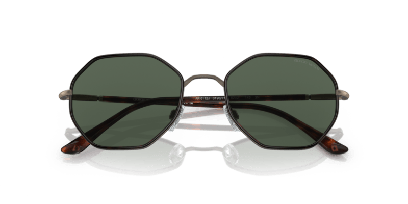 Brushed Pale Gold/Red Havana - 0AR6112J 8056597764377