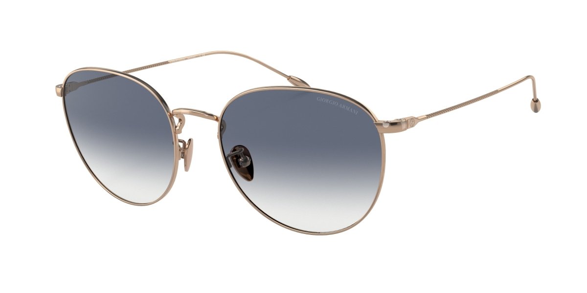 0AR6114 - Giorgio Armani - (Rose Gold) Clear Gradient Blue - 54 - 18 - 140 MM - Ardor Eyewear 8056597335362