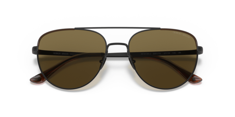 Giorgio Armani 0AR6134J Matte Black/Striped Honey 8056597628921