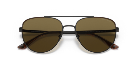 Giorgio Armani 0AR6134J Matte Black/Striped Honey 8056597628921
