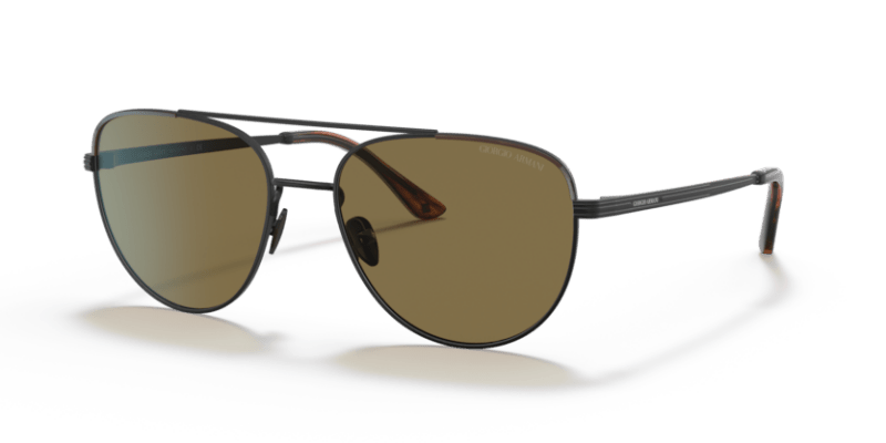 Giorgio Armani 0AR6134J Matte Black/Striped Honey 8056597628921