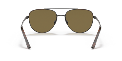 Giorgio Armani 0AR6134J Matte Black/Striped Honey 8056597628921