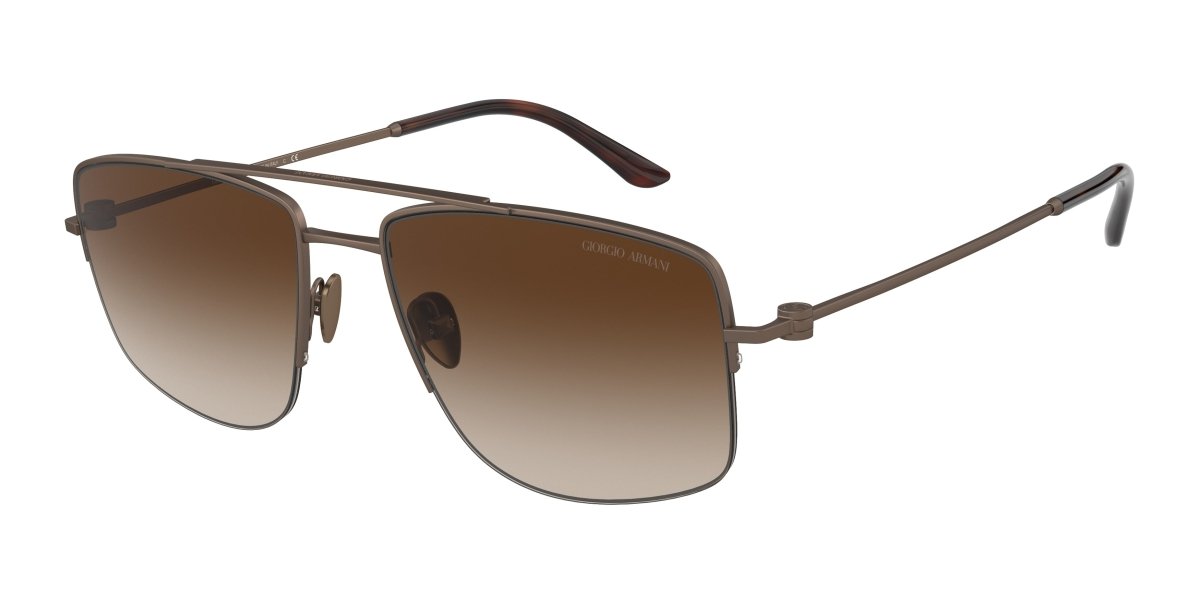 0AR6137 - Giorgio Armani - (Matte Bronze) Gradient Brown - 57 - 18 - 145 MM - Ardor Eyewear 8056597627344