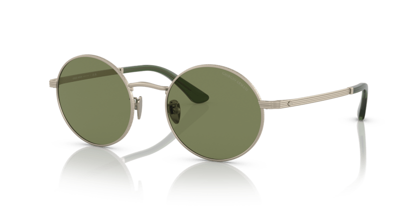 0AR6140 - Giorgio Armani - (Matte Pale Gold) Green - 50 - 20 - 145 MM - Ardor Eyewear 8056597731683