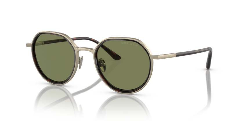 0AR6144 - Giorgio Armani - (Matte Pale Gold) Green - 49 - 20 - 145 MM - Ardor Eyewear 8056597830041