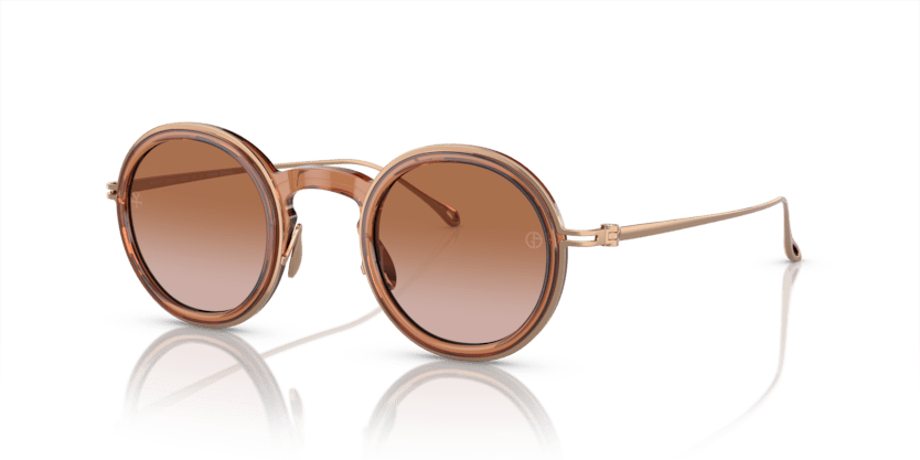 0AR6147T - Giorgio Armani - (Shiny Transparent Brown) Gradient Brown - 43 - 26 - 145 MM - Ardor Eyewear 8056597934749