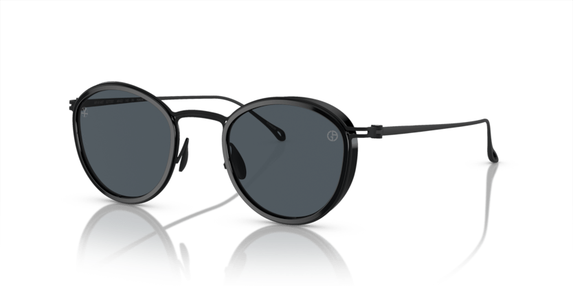 0AR6148T - Giorgio Armani - (Shiny Black) Dark Grey - 46 - 22 - 145 MM - Ardor Eyewear 8056597934381