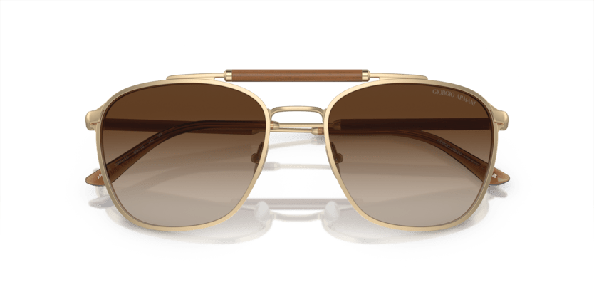 0AR6149 - Giorgio Armani - (Matte Pale Gold) Gradient Brown - 55 - 19 - 145 MM - Ardor Eyewear 8056597946872