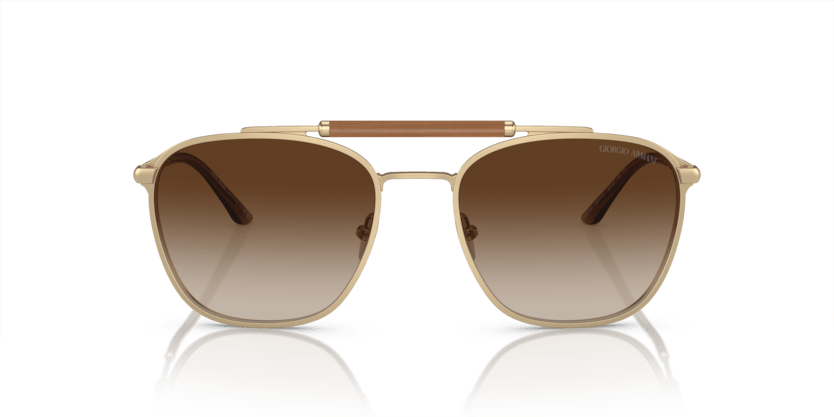 0AR6149 - Giorgio Armani - (Matte Pale Gold) Gradient Brown - 55 - 19 - 145 MM - Ardor Eyewear 8056597946872