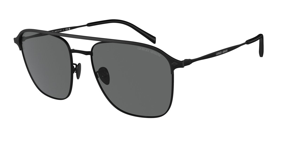 0AR6154 - Giorgio Armani - (Matte Black) Dark Grey - 57 - 18 - 145 MM - Ardor Eyewear 8056262068373