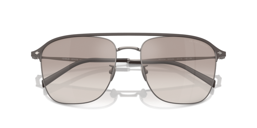 0AR6154 - Giorgio Armani - (Matte Gunmetal) Gradient Brown Mirror Silver - 57 - 18 - 145 MM - Ardor Eyewear 8056262068380