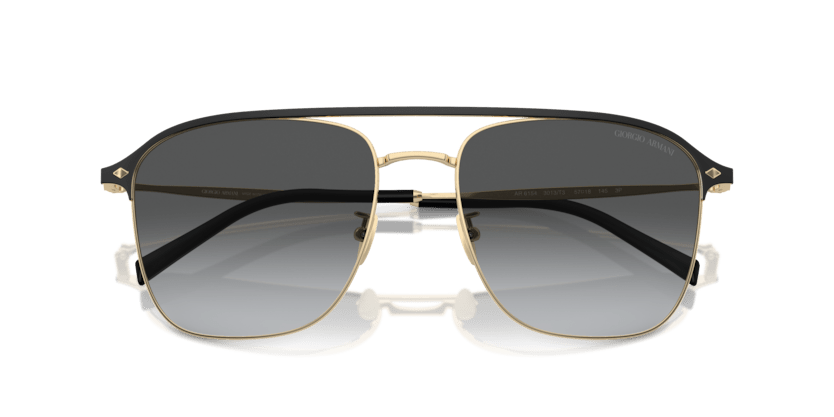 0AR6154 - Giorgio Armani - (Pale Gold) Gradient Grey Polarized - 57 - 18 - 145 MM - Ardor Eyewear 8056262068397